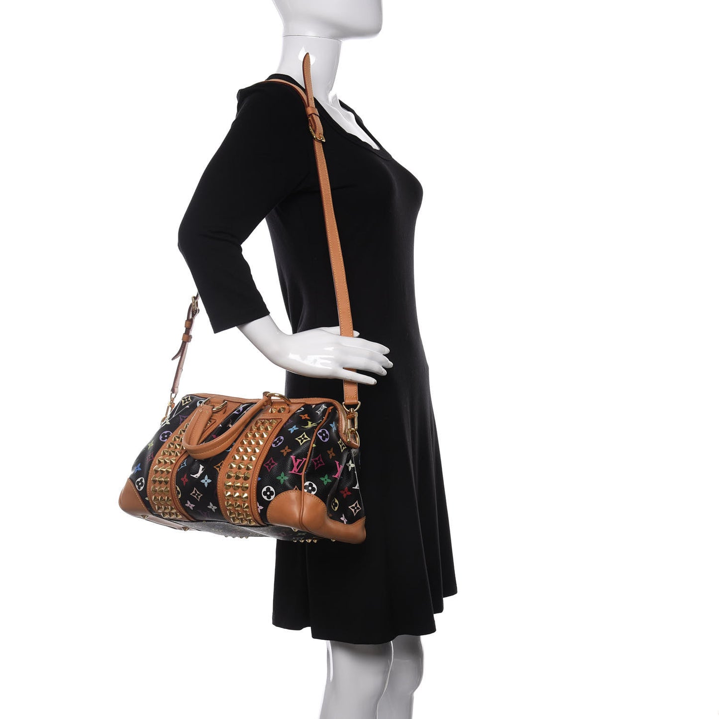 Monogram Multicolor Courtney MM Black