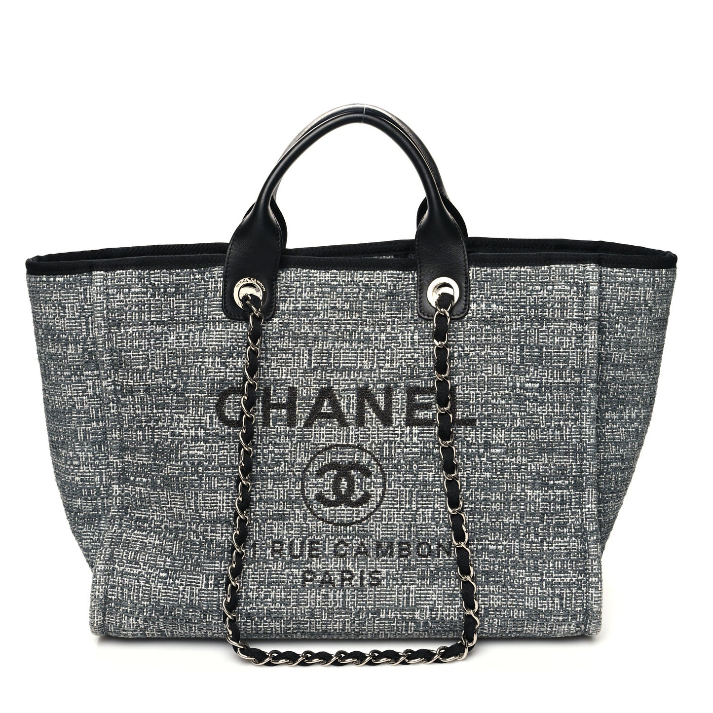 Canvas Medium Deauville Tote Charcoal