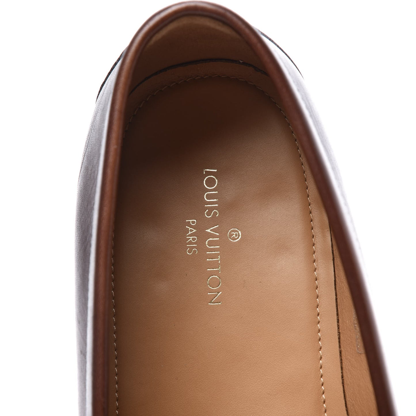 Calfskin Mens Montaigne Loafers 10.5 Brown