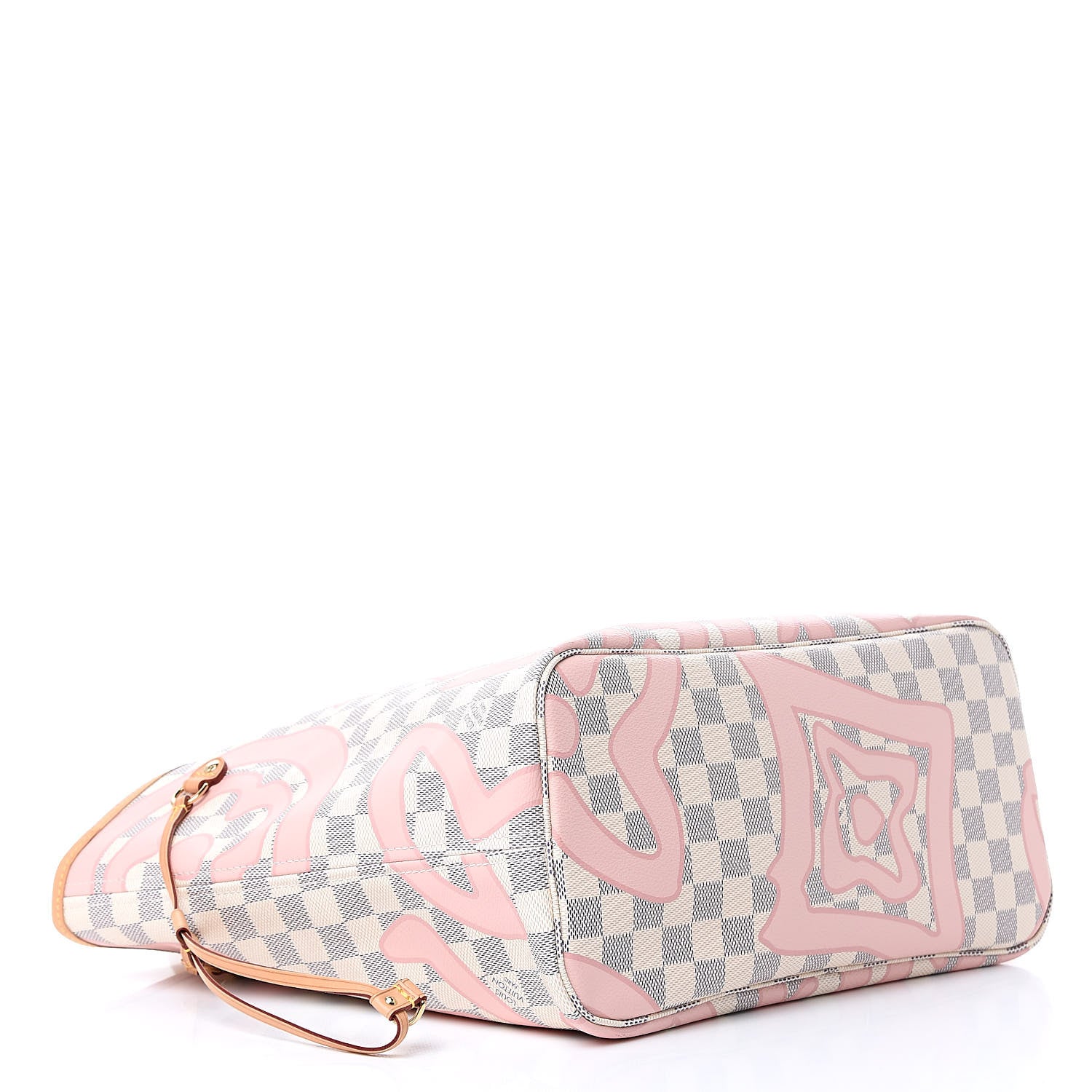 Louis Vuitton Damier Azur Tahitienne Neverfull MM 4 of 14
