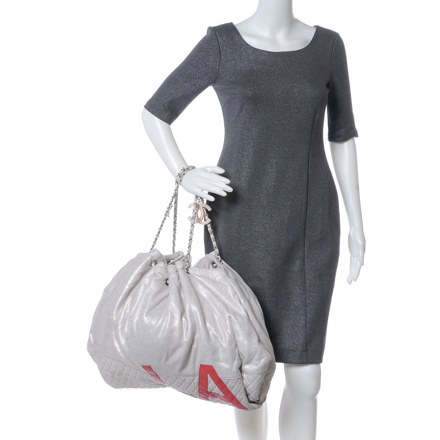 Jersey Quilted LA Bag Metallic