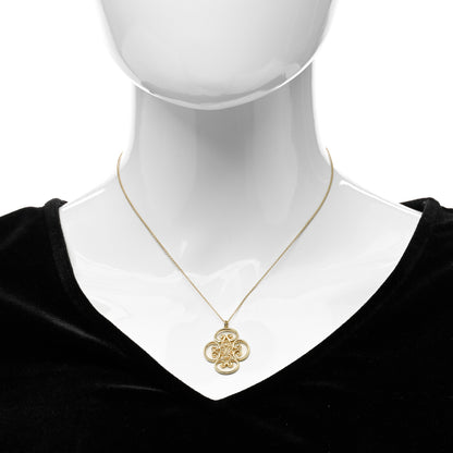 Tiffany 18K Yellow Gold Paloma Picasso Venezia Goldoni Quadruplo Pendant Necklace 2 of 5