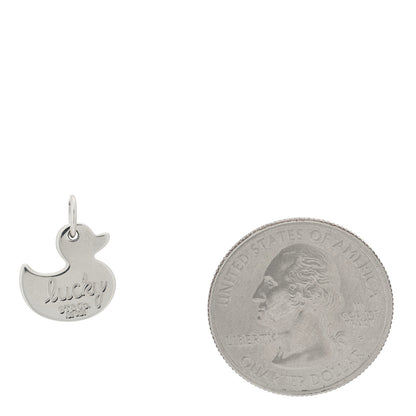 Tiffany Sterling Silver Lucky Duck Charm 2 of 4