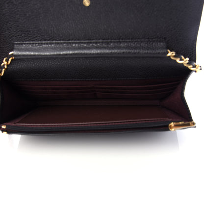 Chanel Caviar Quilted Wallet On Chain WOC Black 5 of 12