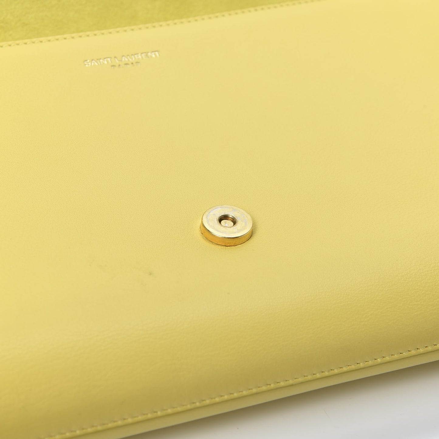 Calfskin Classic Y Ligne Clutch Soleil