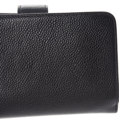 Chanel Caviar Timeless CC Zipped Pocket Wallet Black 9 of 10