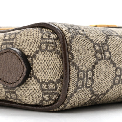 Gucci X BB Supreme Monogram Web Mini Ophidia Shoulder Bag Beige New Acero 10 of 12