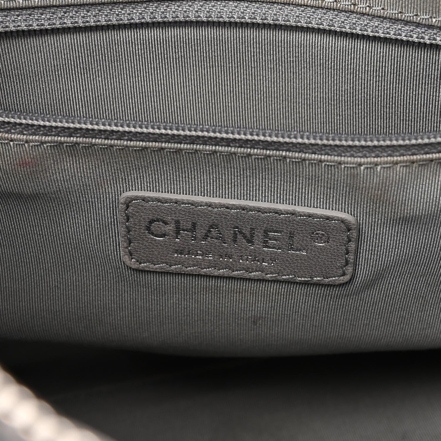 Chanel Nylon Quilted Tweed Stitch Bubble Camera Case Black 6 of 10