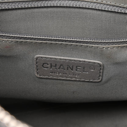 Chanel Nylon Quilted Tweed Stitch Bubble Camera Case Black 6 of 10