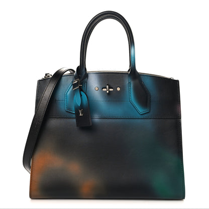 Louis Vuitton Calfskin Hologram City Steamer MM 1 of 9