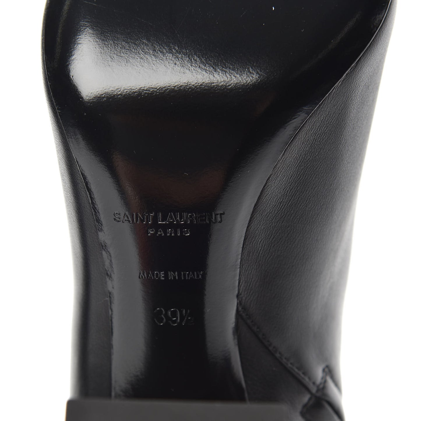 Nappa Vendome Loulou Ankle Zip Boot 39.5 Black