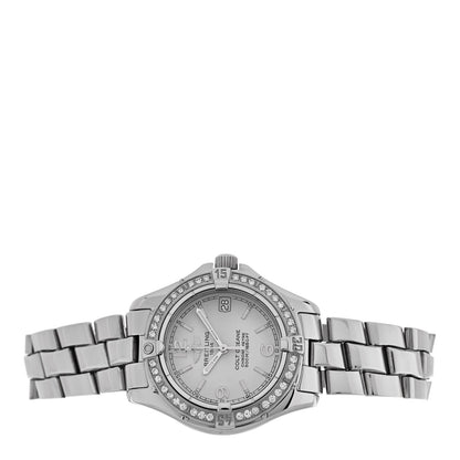 Breitling Stainless Steel Diamond Bezel 34mm Colt Oceane Quartz Watch A77350 2 of 4