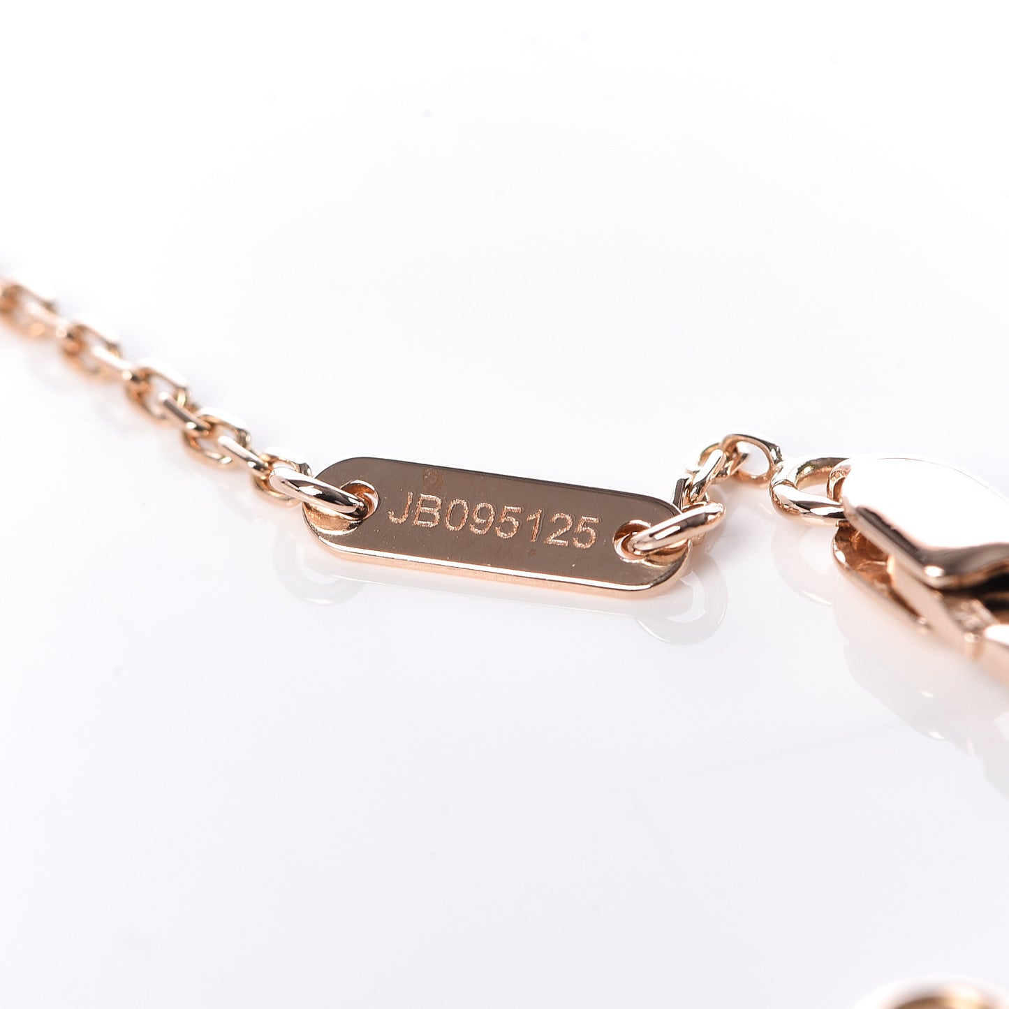 18K Rose Gold Carnelian Sweet Alhambra Bracelet