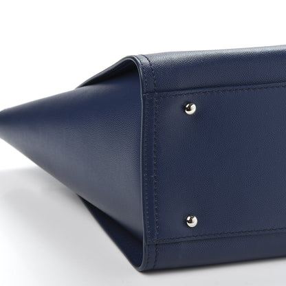 Chanel Caviar Small Studded Deauville Tote Navy 5 of 10