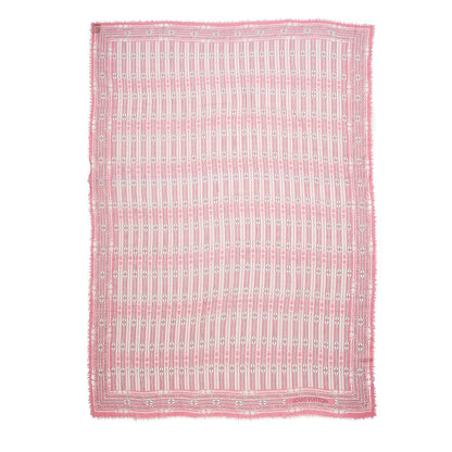 Louis Vuitton Cashmere Handling Stole Rose 3 of 5