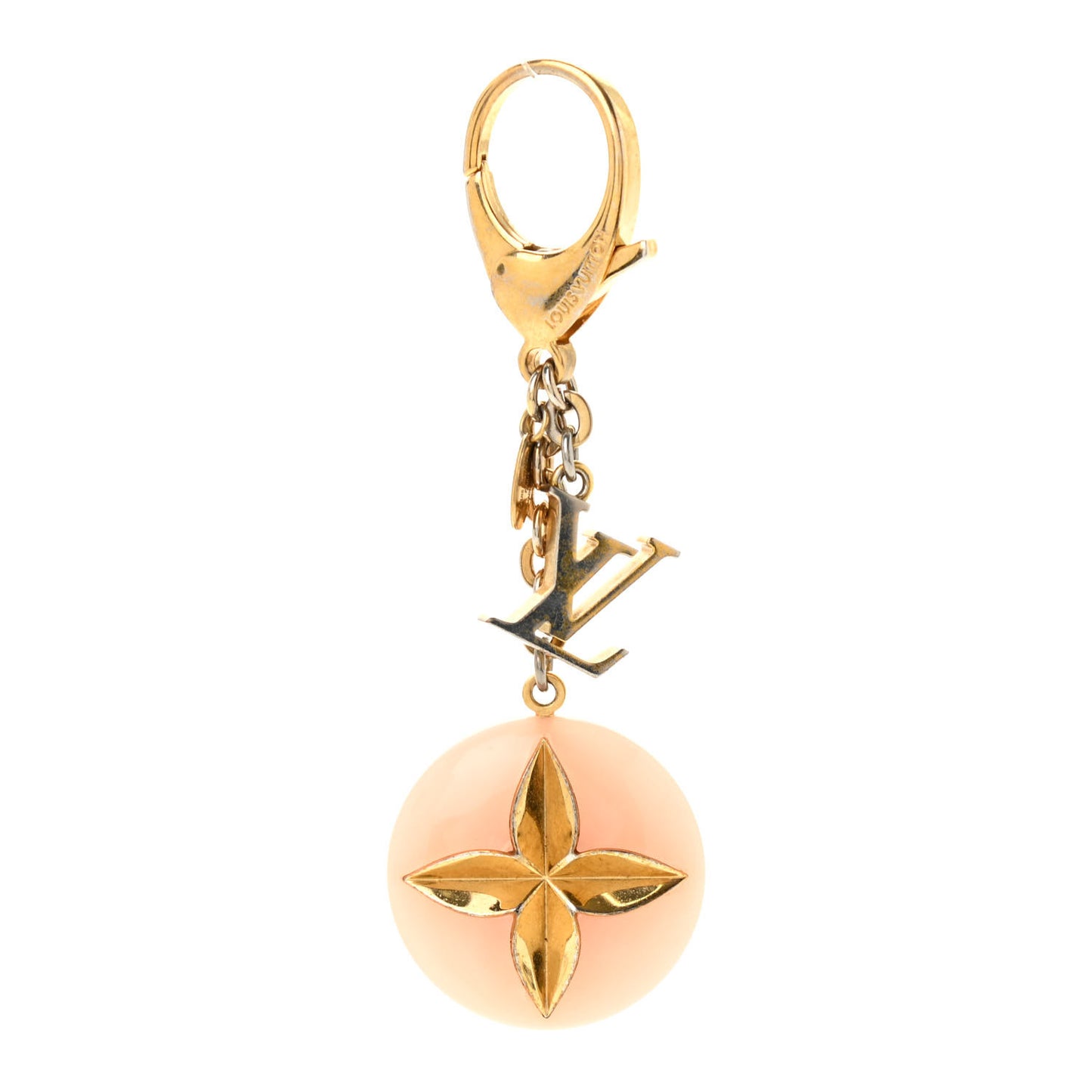 Acetate Hollow Flower Bag Charm Suede Rose
