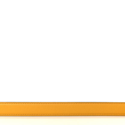 Hermes Swift Epsom 24mm Belt Strap 80 32 Jaune Ambre Etoupe 4 of 7