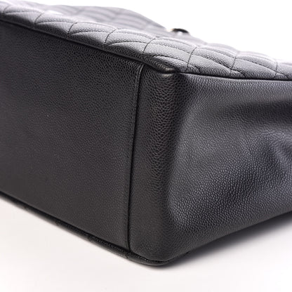 Chanel Caviar Quilted Grand Shopping Tote GST Black 6 of 12