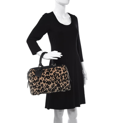 Louis Vuitton Jacquard Velvet Leopard Print Stephen Sprouse Speedy 2 of 11