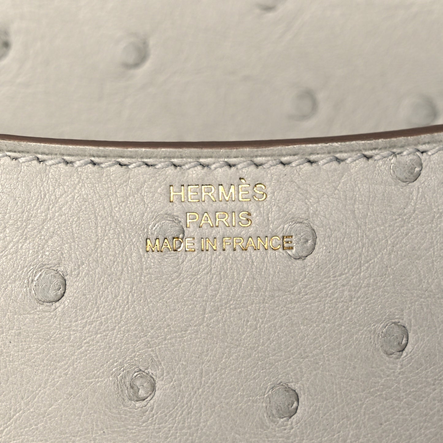 Ostrich Constance 18 Gris Perle