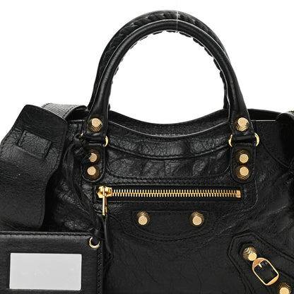 Balenciaga Agneau Giant 12 Gold Hardware Mini City Black 9 of 10
