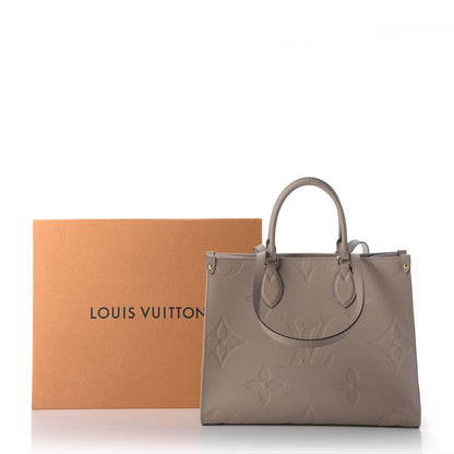 Louis Vuitton Empreinte Monogram Giant Onthego MM Tourterelle 11 of 11