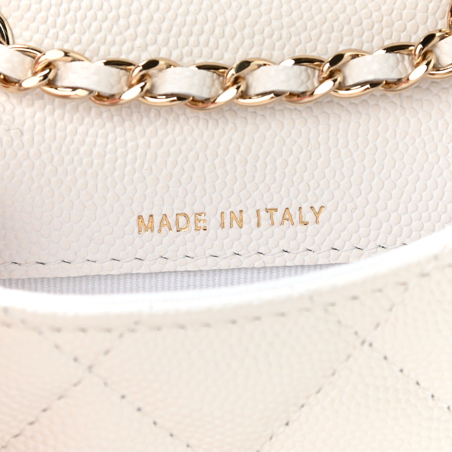 Chanel Caviar Quilted Belt Bag White 7 of 12