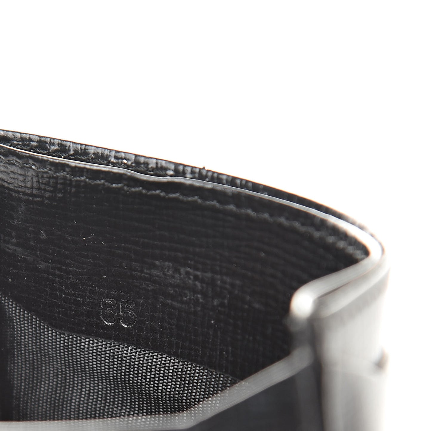 Spazzolato Frame Card Holder Black