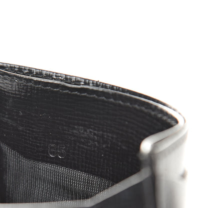 Prada Spazzolato Frame Card Holder Black 8 of 9
