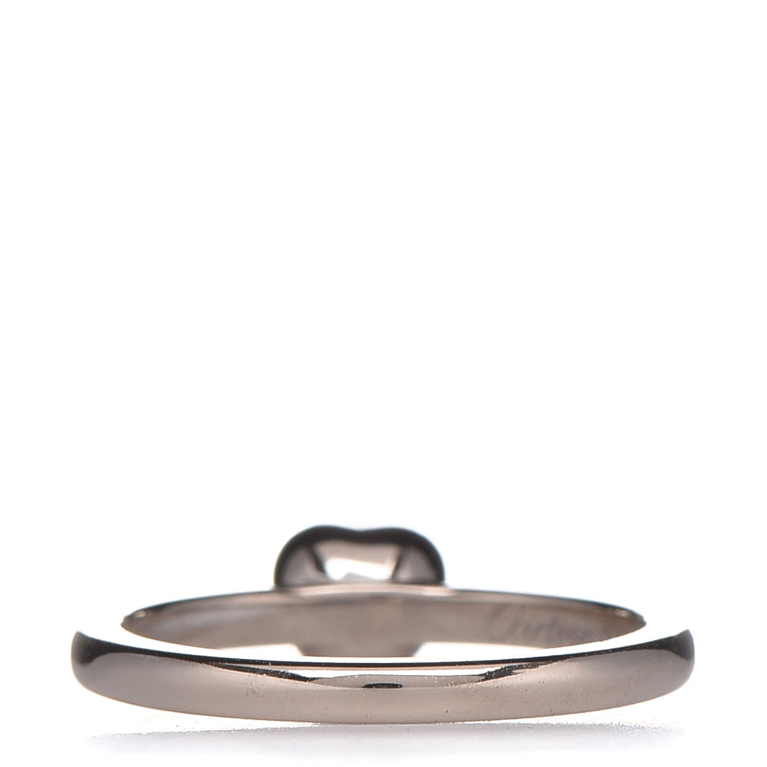 Cartier 18K White Gold Diamond D'Amour Heart Ring 48 4.5 4 of 7
