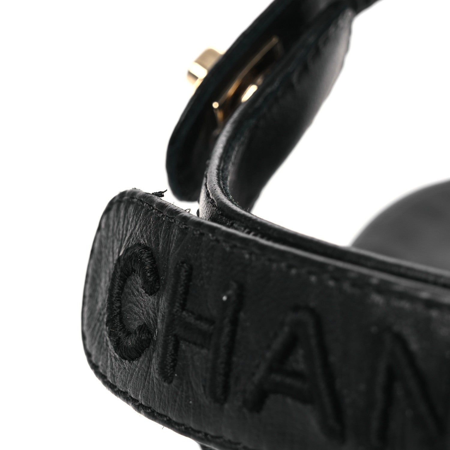 Chanel Lambskin CC Turnlock Sandals 40 Black 12 of 13