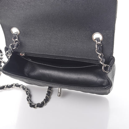 Chanel Caviar Quilted Mini Rectangular Flap Black 5 of 8