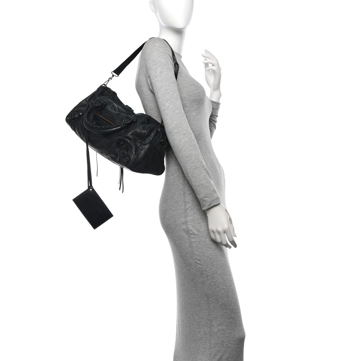 Balenciaga Agneau Classic Hardware Twiggy Ink 2 of 11