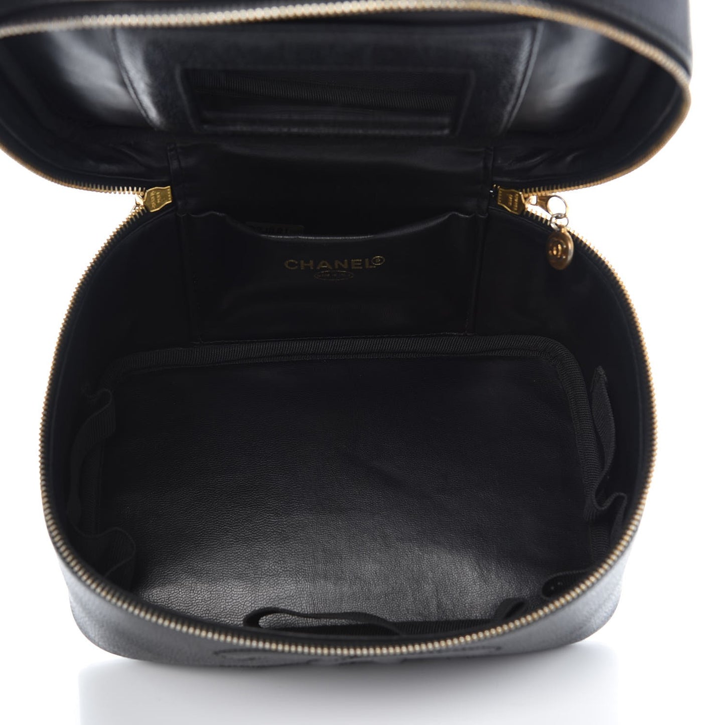 Caviar Cosmetic Vanity Bag Black