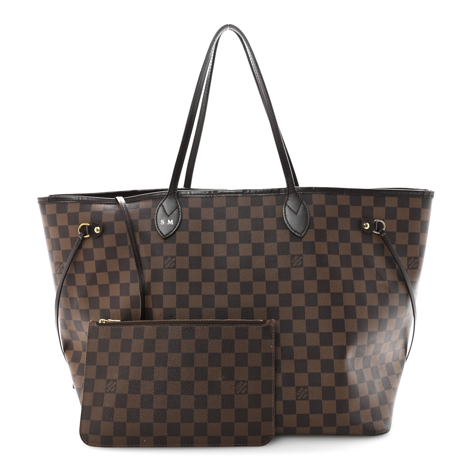 Louis Vuitton Damier Ebene Neo Neverfull GM 3 of 17