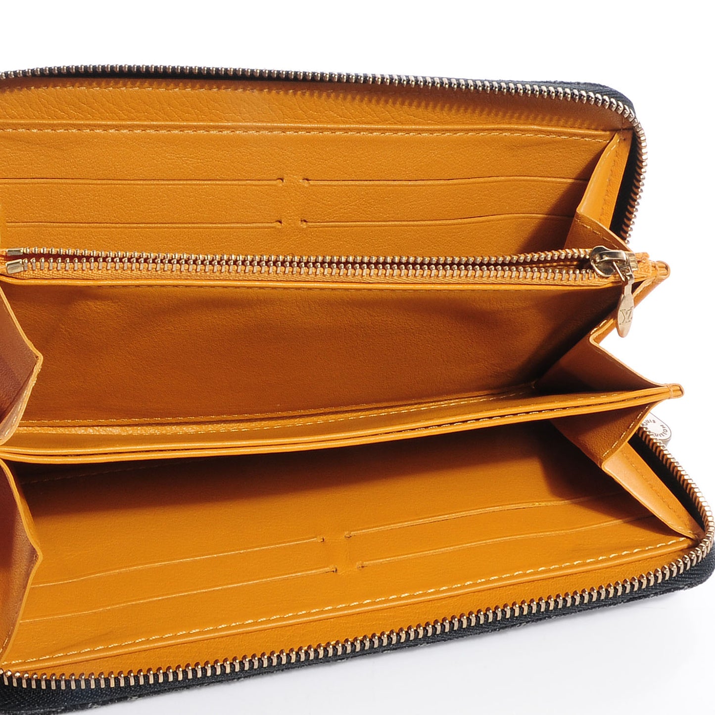 Denim Zippy Wallet Black