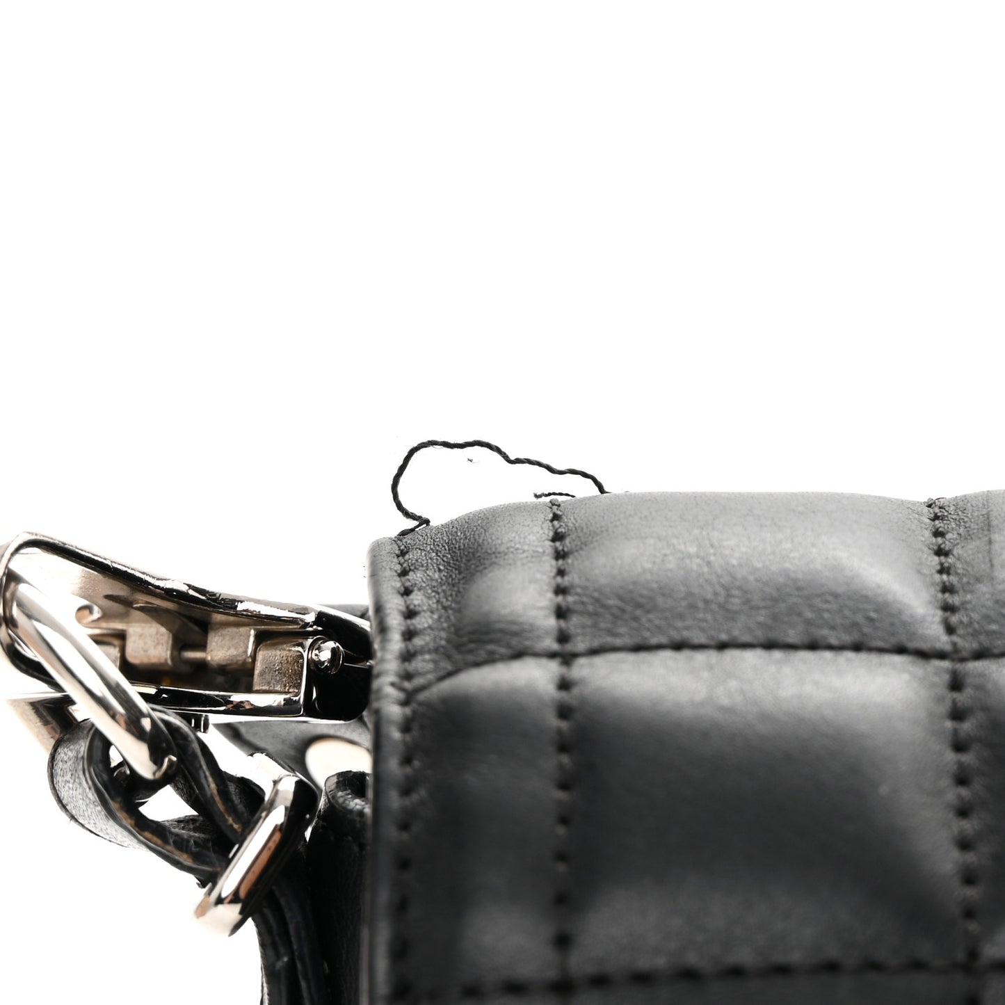 Lambskin Quilted Mini PS11 Classic Shoulder Bag Black