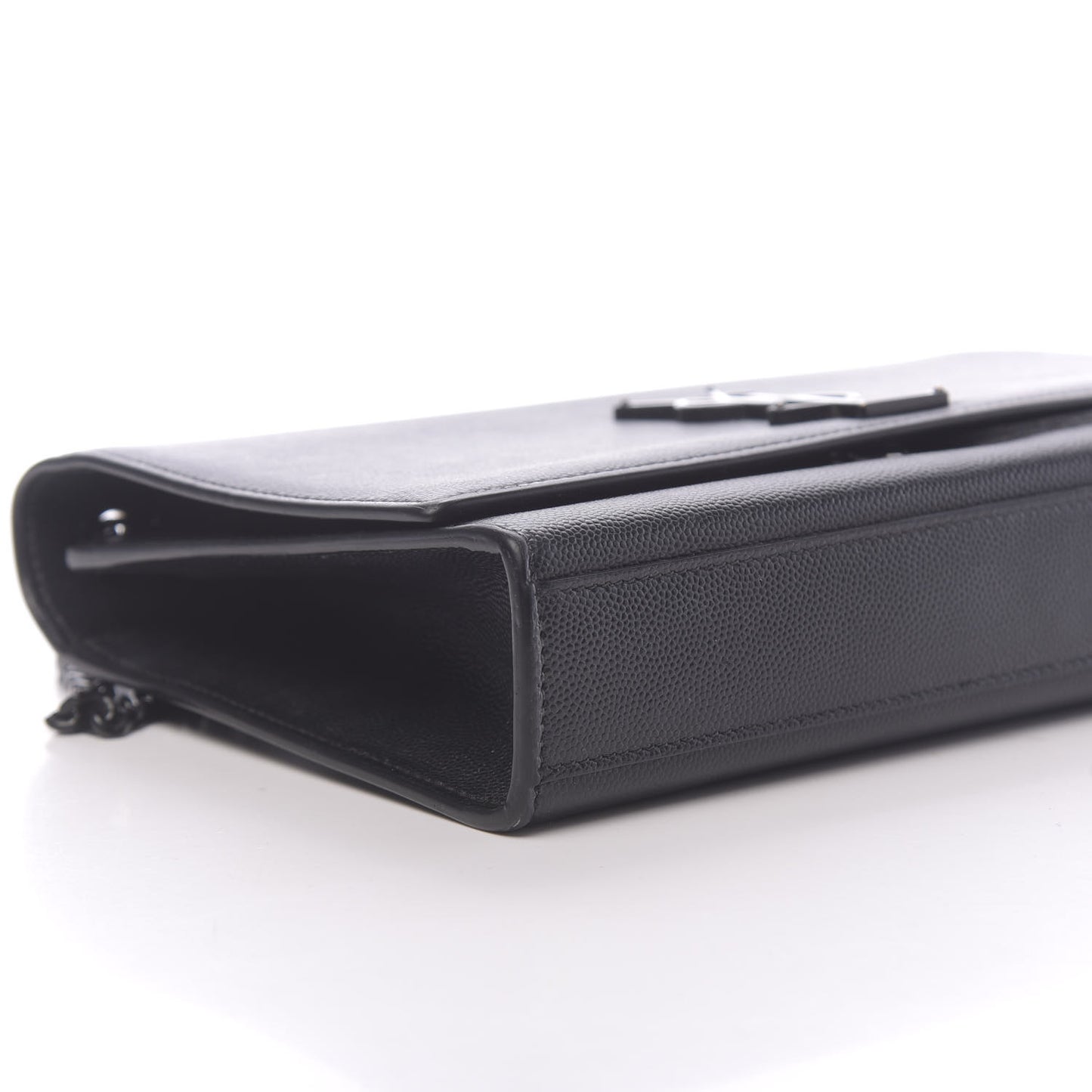 Grain De Poudre Medium Classic Monogram Kate Satchel Black