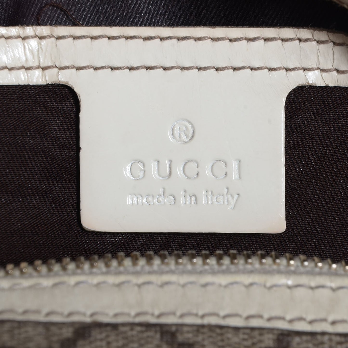 GG Plus Monogram Medium Joy Boston Off White