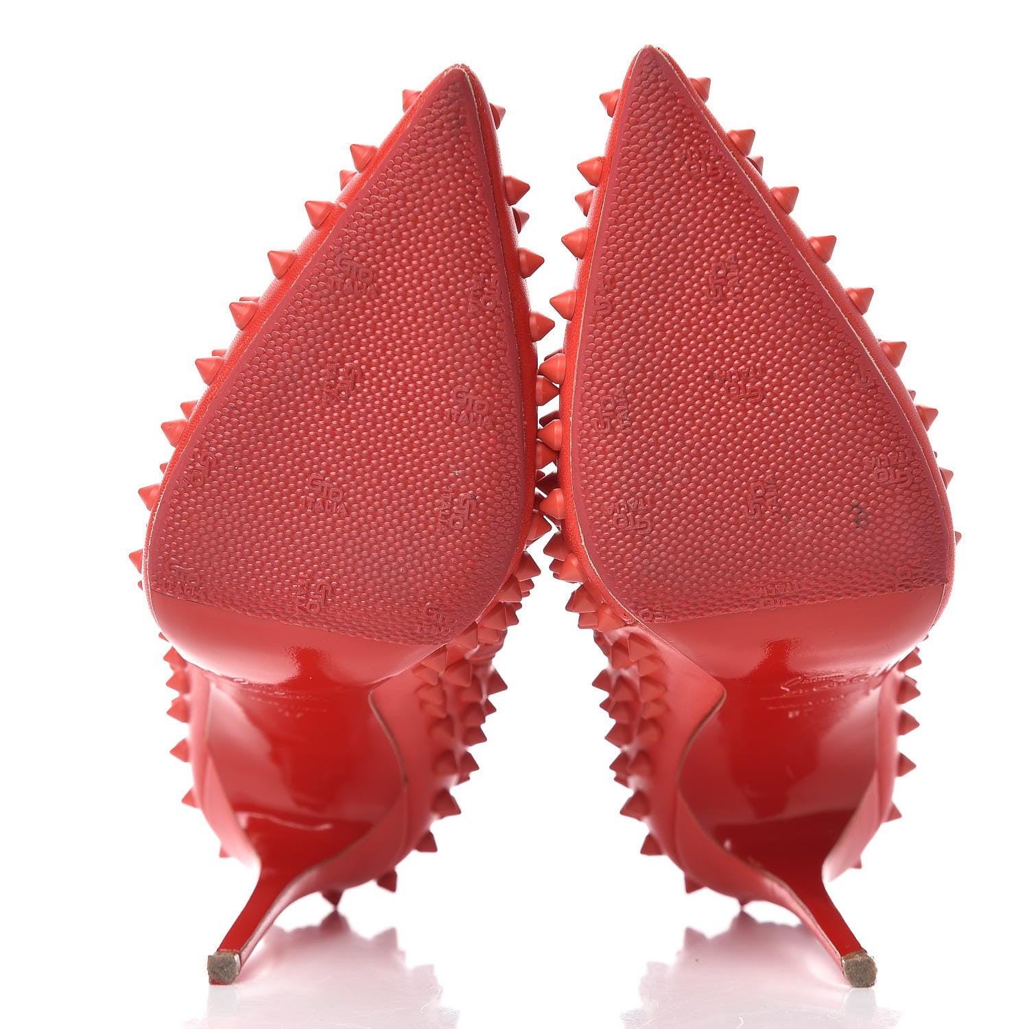 Christian Louboutin Kid Snakilta 120 Booties 37 Red 5 of 10