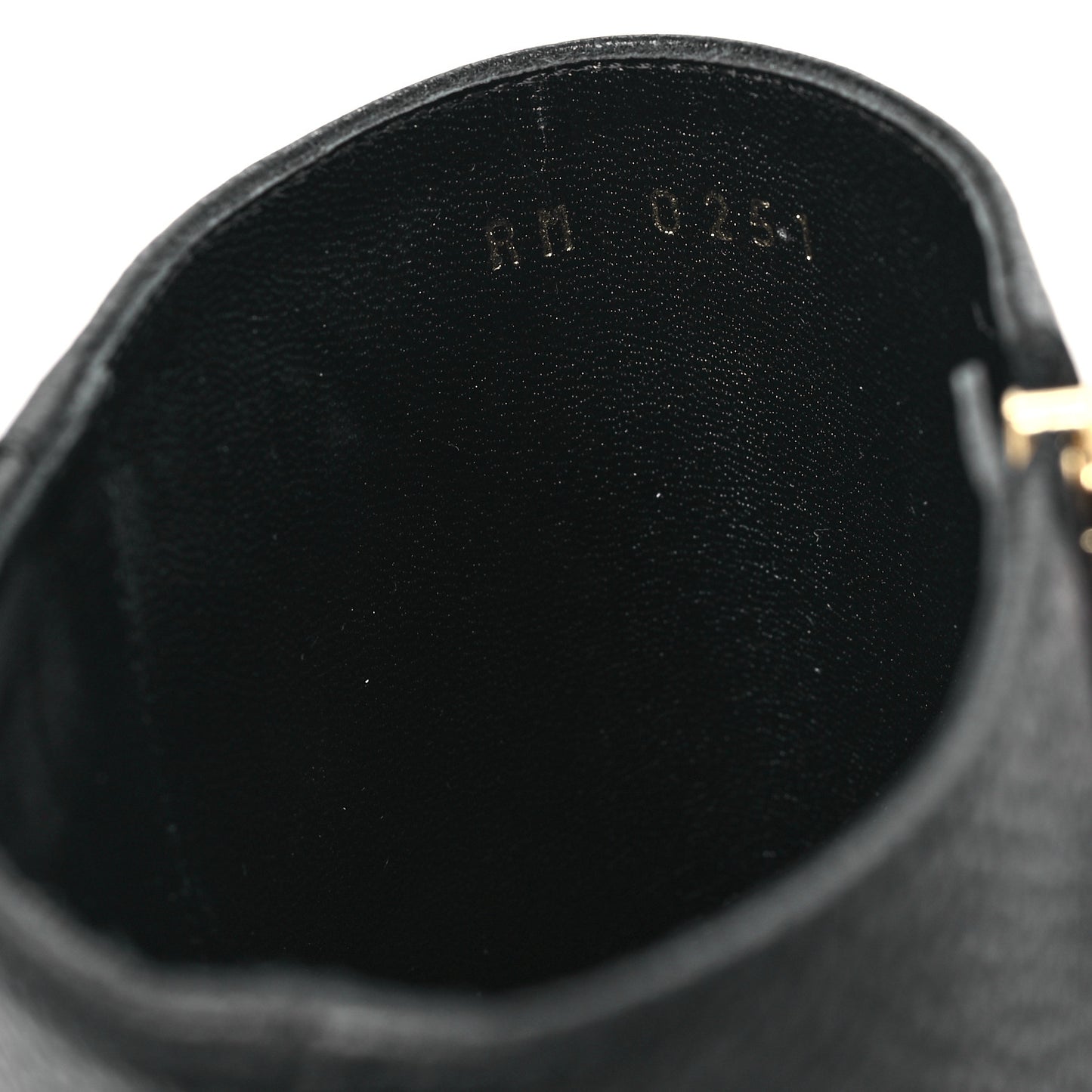 Grained Calfskin G Cube Heel Ankle Boots 39 Black
