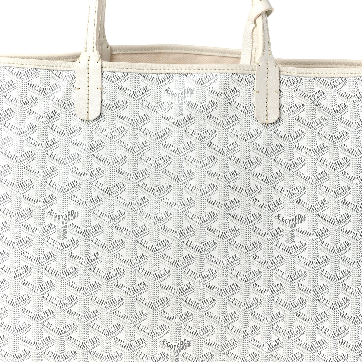 Goyardine Saint Louis PM White