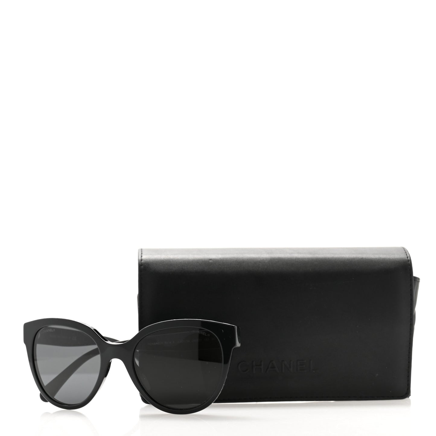 Acetate CC Butterfly Sunglasses 5414-A Black
