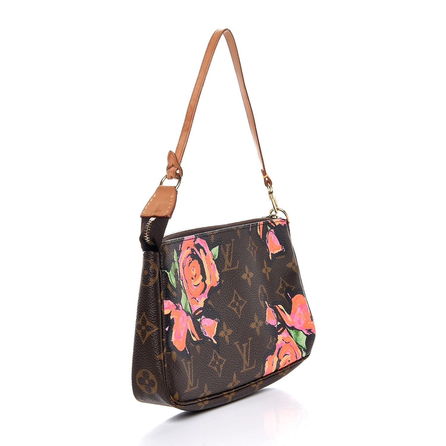 Louis Vuitton Monogram Roses Pochette Accessories 3 of 8
