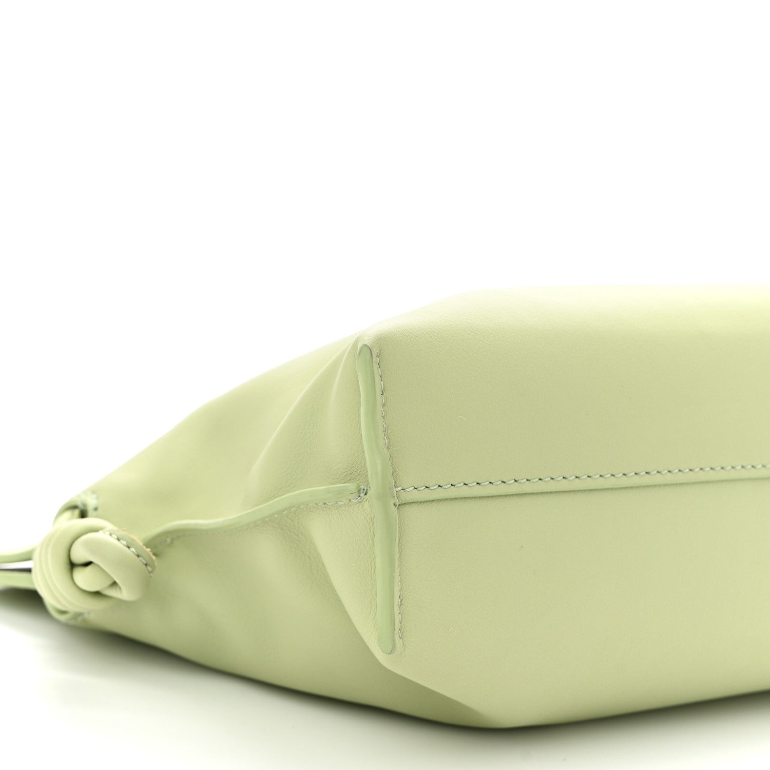 Loewe Calfskin Mini Flamenco Knot Clutch Light Pear 9 of 10