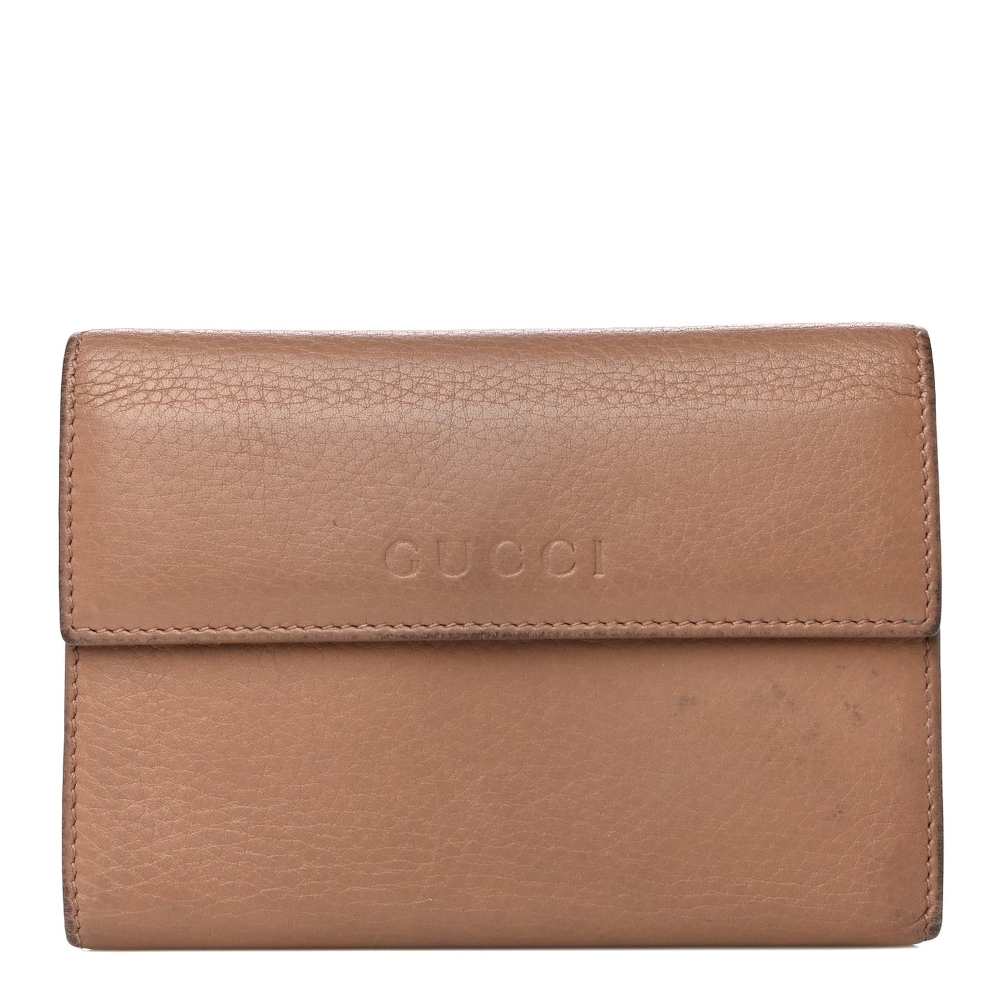 Deerskin Continental Flap Wallet Brown