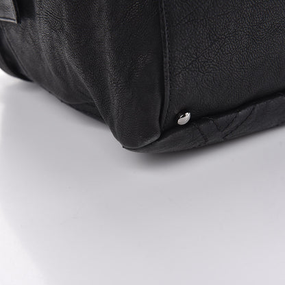 Chanel Calfskin Large Diamond Stitch Tote Black 9 of 11