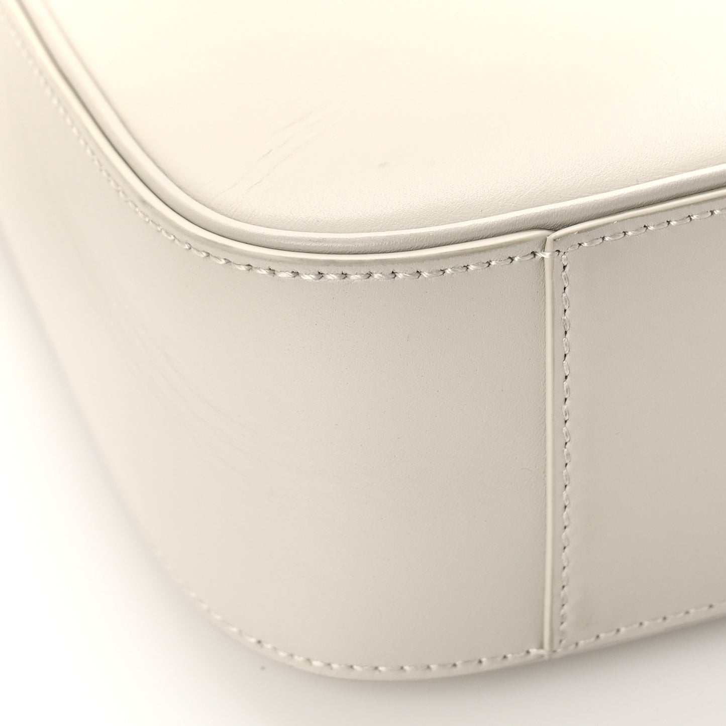 Smooth Calfskin Le 5 A 7 Hobo Blanc Vintage