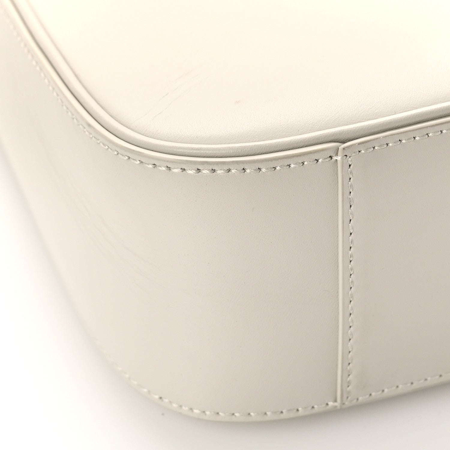 Saint Laurent Smooth Calfskin Le 5 A 7 Hobo Blanc Vintage 7 of 8
