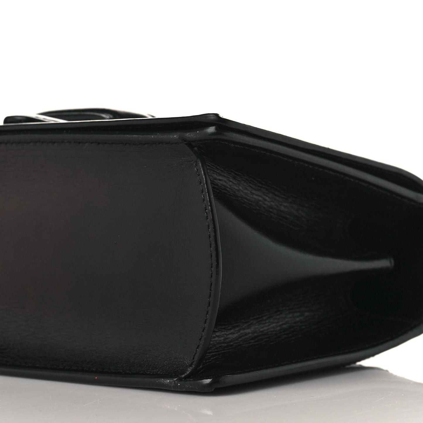 Calfskin Medium Barcelona Shoulder Bag Black